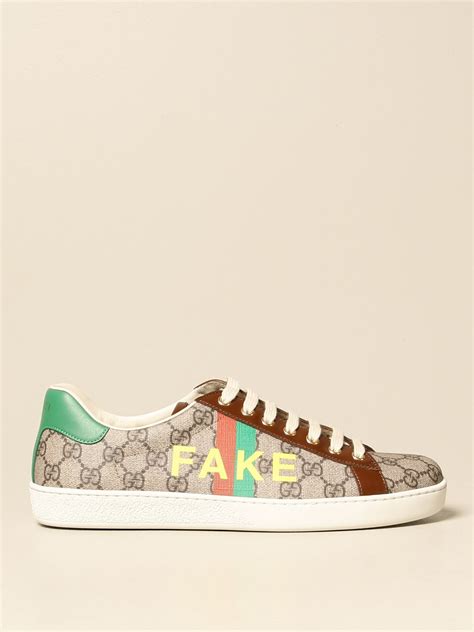 gucci sneakers not fake|gucci ace sneakers gg print.